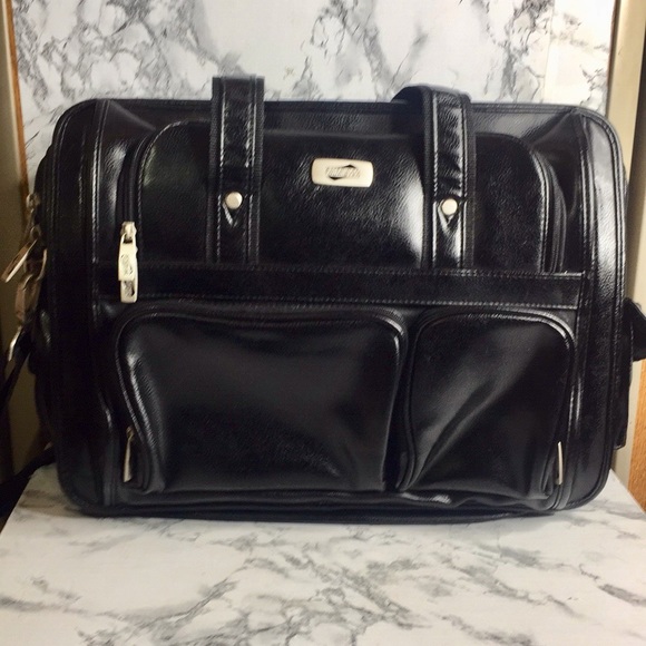 American Tourister Other - Vintage American Tourister Leather Laptop Bag